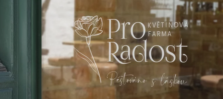 Květinová farma ProRadost - vývěsní štít