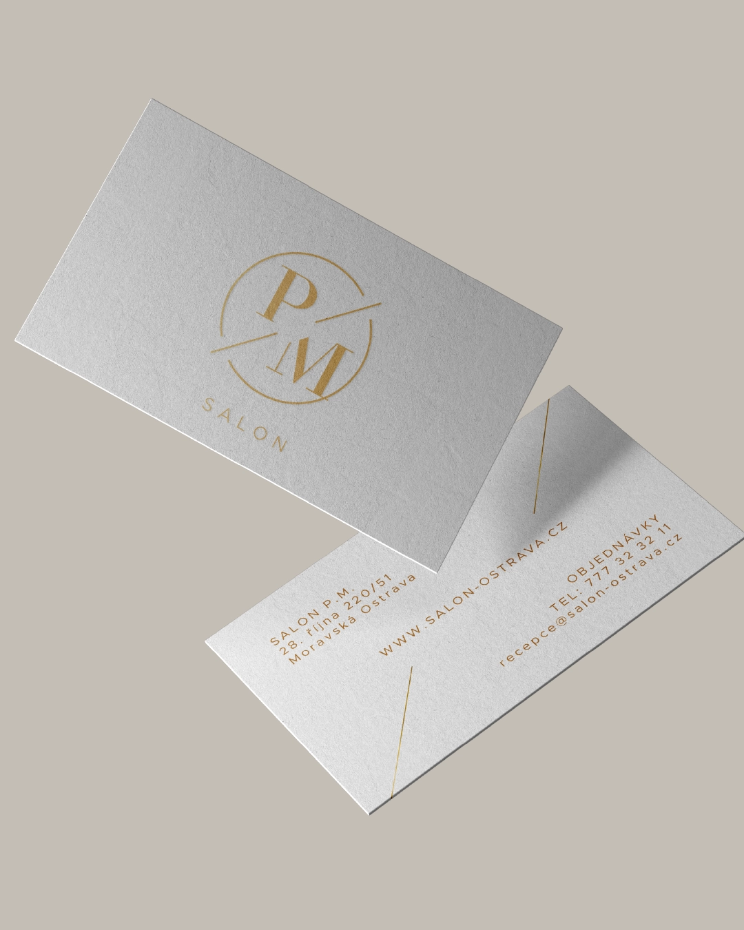 Vizitky pro SALON P.M.